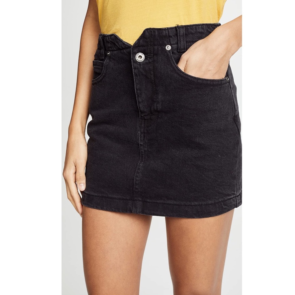 Free People She’s All That Denim Mini Skirt